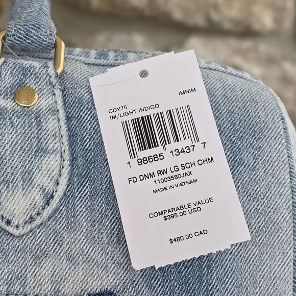 Coach Rowan Large Denim Satchel - Picture 8 of 11